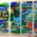 “Charleston Harbor” Fused Glass Art Panels