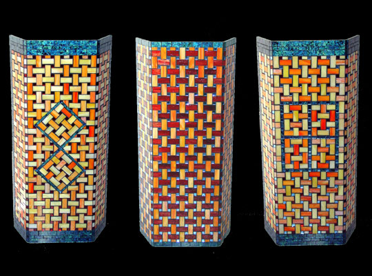 Mosaic sconces