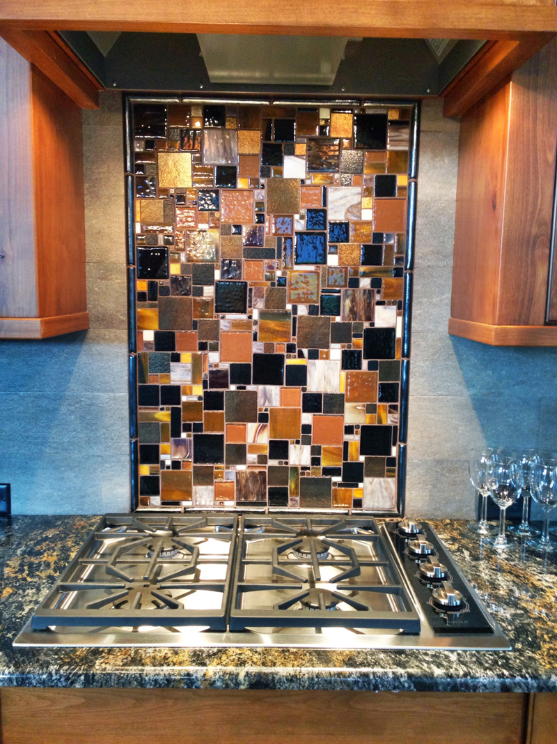 glass mosaic tiles