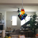 Colorful Glass Kitchen Pendant Lights